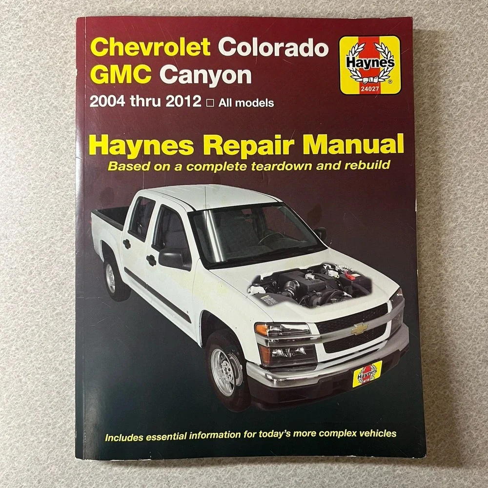 PRINTED BOOK 04-12 Chevy Colorado GMC Canyon Haynes‎ Repair Service Manual